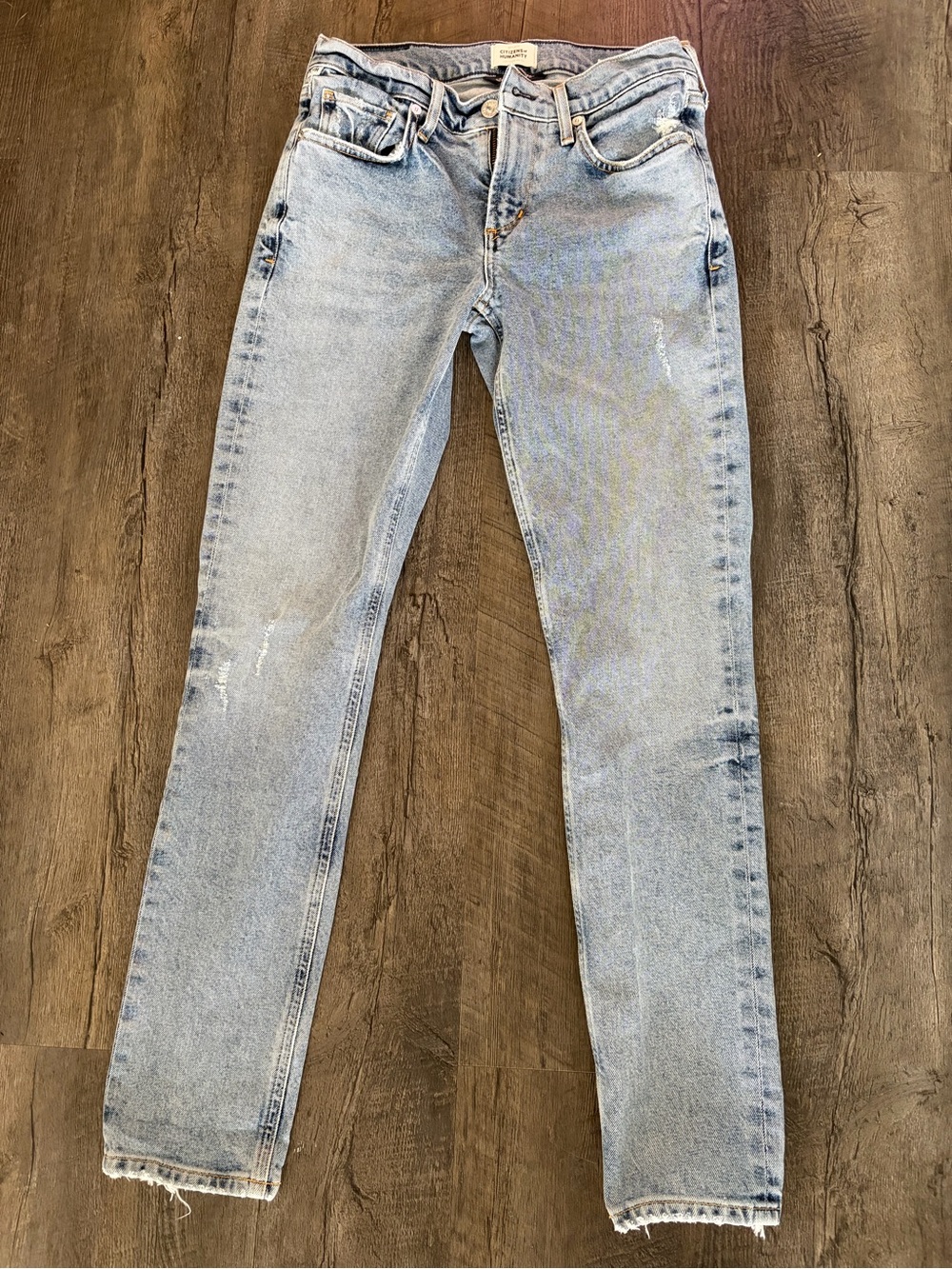 Citizens Of Humanity Light Blue Slim Straight Jeans